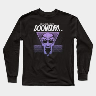 Retrowave Doom Gradient 10 Long Sleeve T-Shirt